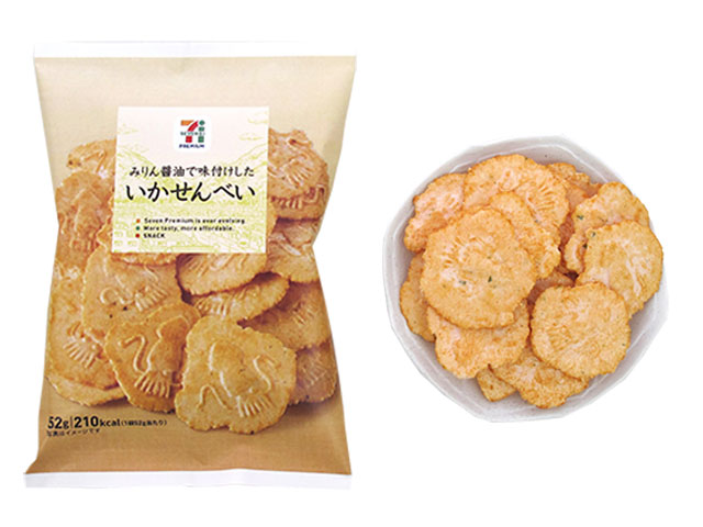 세븐일레븐 오징어 전병 과자 (52g)