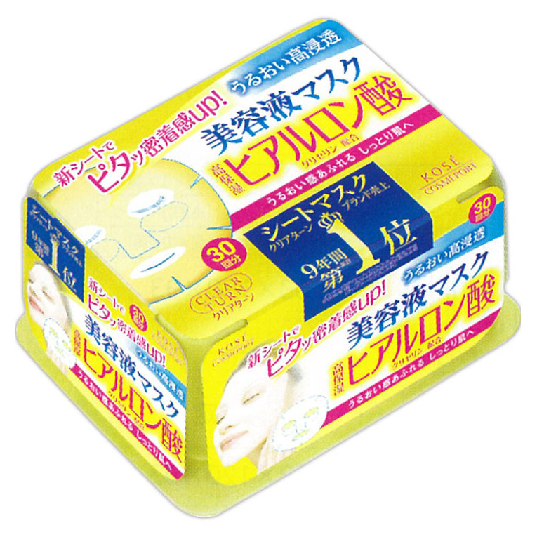 클리어턴 에센스 마스크팩 히알루론산(수분) 30매