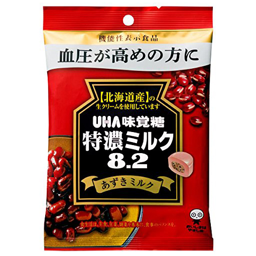 UHA 미각당 진한 우유 8.2 팥 우유 캔디 93g