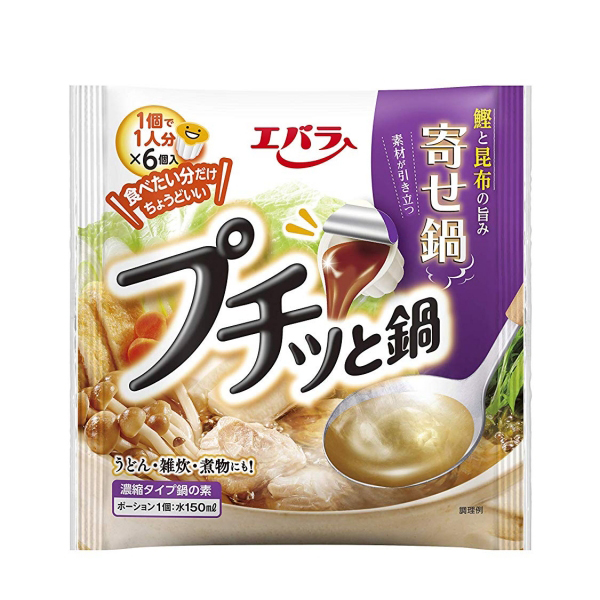 에바라 에바라사의 풋치토 모듬 전골 소스 나베육수