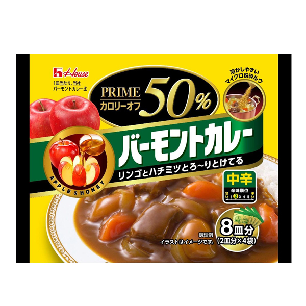 하우스 프라임 바몬드 카레 중간 매운맛 103g