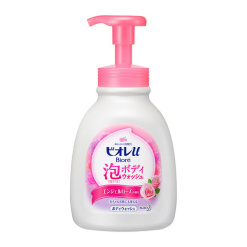 비오레 u 거품으로 나오는 바디 워시 엔젤 로즈의 향기 펌프 600ml