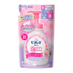 비오레 u 거품으로 나오는 바디 워시 엔젤 로즈의 향기 리필 480ml