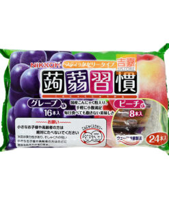 닛코 곤약젤리 스틱 그레이프&피치 (포도16개X복숭아8개 총 24개입)