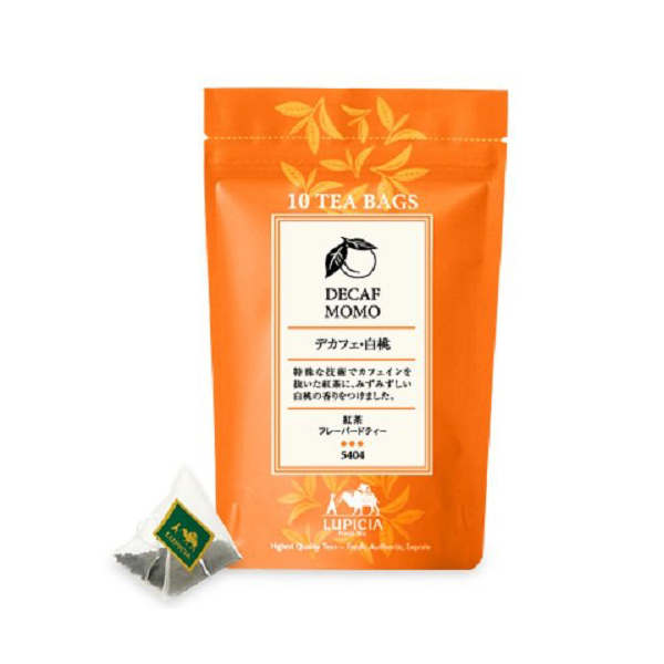 LUPICIA DECAF MOMO 티백 10 개 팩 입