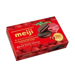 메이지 리치 초콜렛 샌드 스트로베리맛