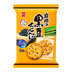 이와츠카제과 검은콩 전병 9개입