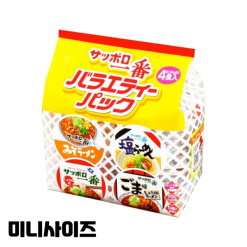 삿포로 제일 미니 덮밥 버라이어티팩 4끼 세트