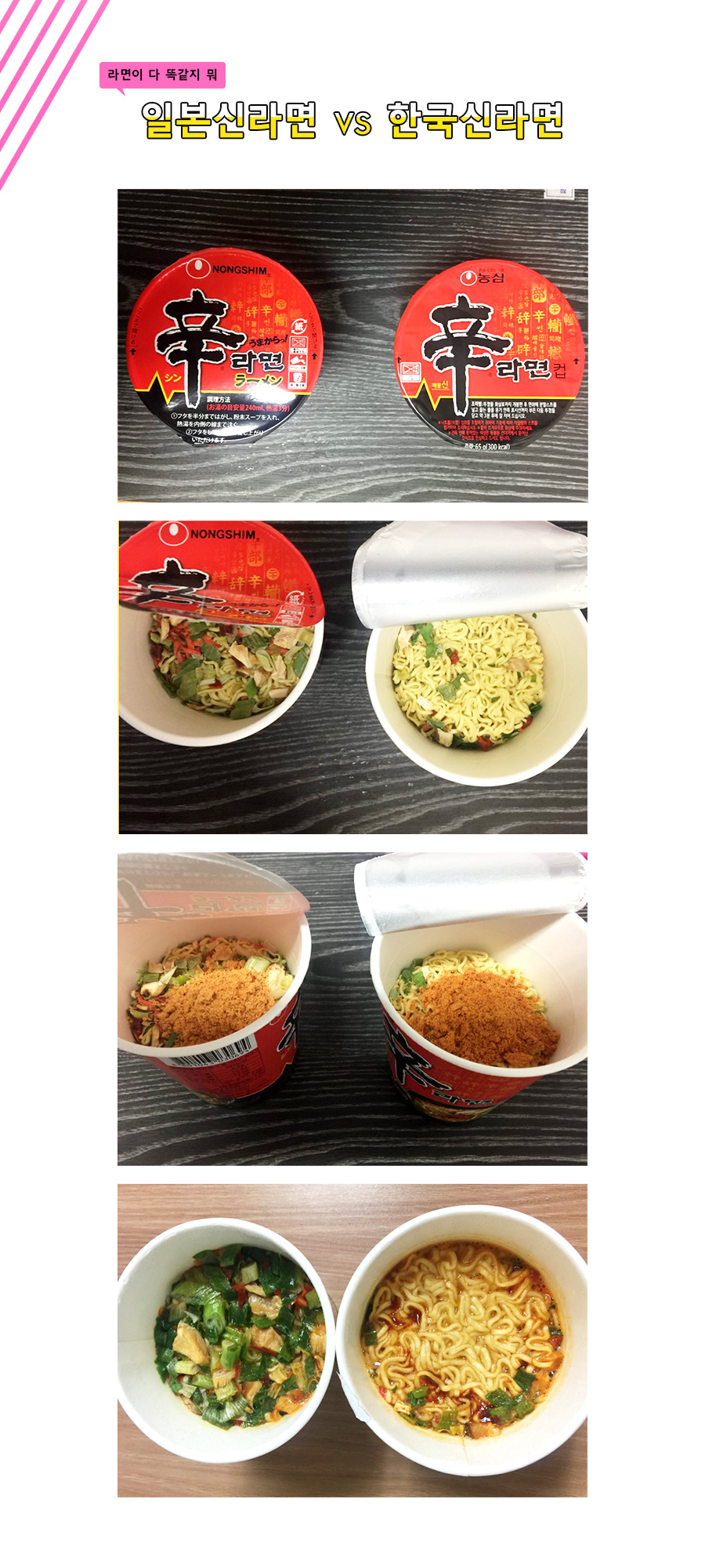 농심 신라면 컵라면 일본판2