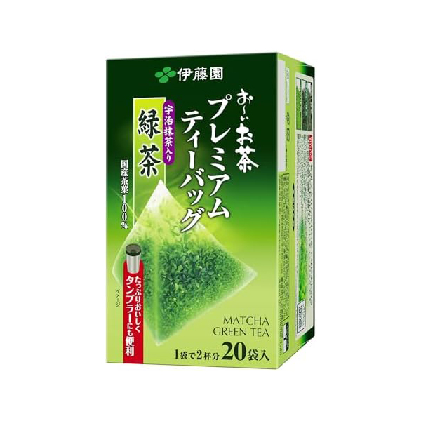 오이오차 프리미엄 녹차 티백 20개입 일본녹차