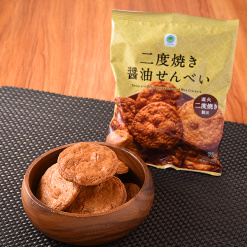 패밀리마트 두번 구운 간장 센베이 봉지 60g