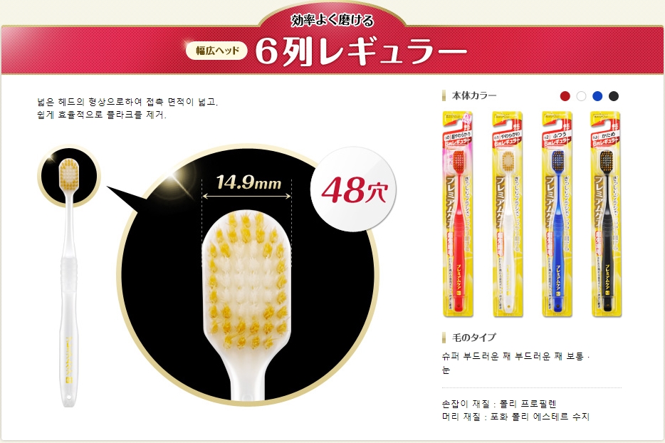 에비스 프리미엄 케어 칫솔