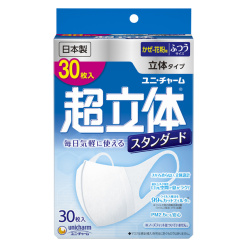 유니참 초입체 마스크 스탠다드 보통사이즈 30매입