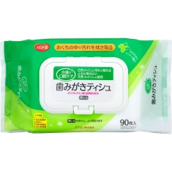 하비나스 구강 케어 양치질 티슈 90매