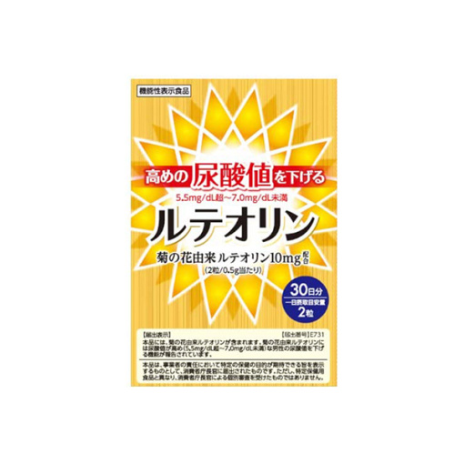 높은 요산 수치를 낮추는 루 테오 린 60 마리