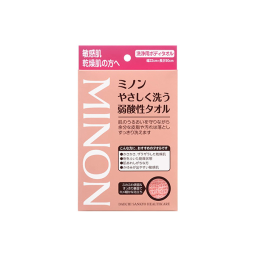 미논 부드럽게 씻어 약산성 수건 1 장