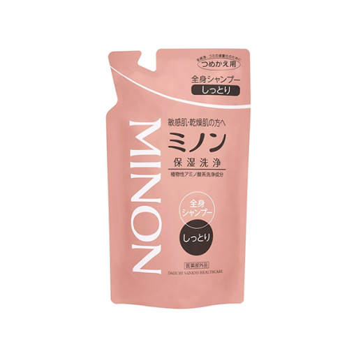 미논 전신 샴푸 촉촉한 타입 리필 380ml