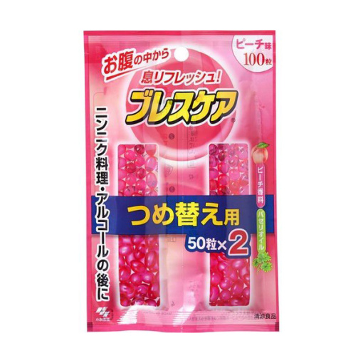 브레스케어 복숭아 교체 100알