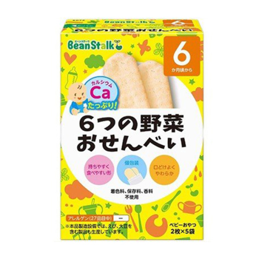 빈스타쿠아기간식6가지야채센베이2매x5봉지
