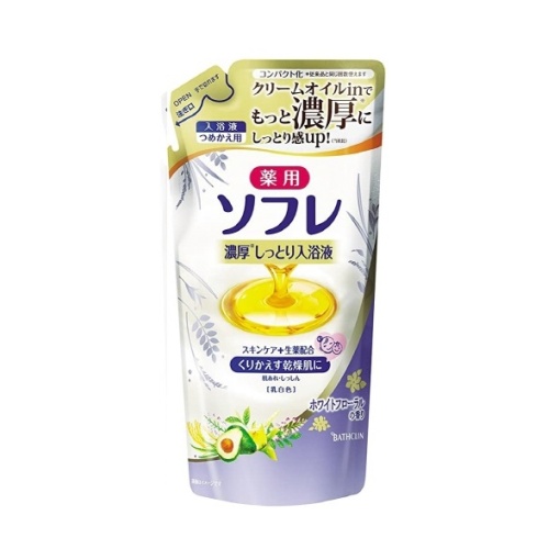 약용 소후레 짙은 촉촉한 입욕액 플로럴 교체 400ml