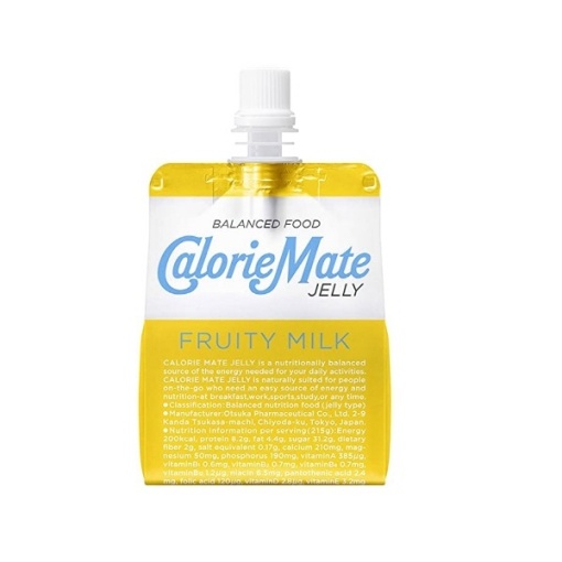 칼로리 메이트 젤리 후르츠 밀크맛 215g