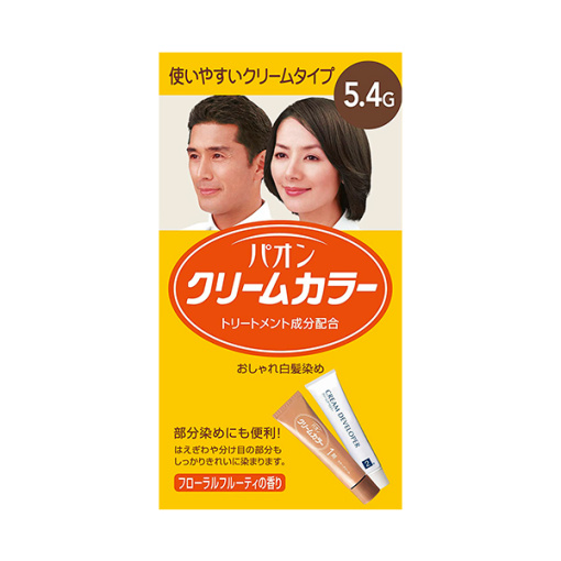 빠온 크림 컬러 5.4g 칙칙한 진한 적갈색 40g 40g