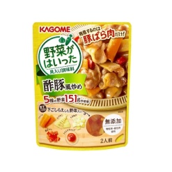 카고메 야채가 들어간 탕수육풍 볶음 조미료