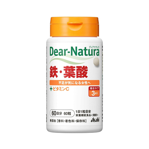 디어 내추럴 철 · 엽산 60 마리