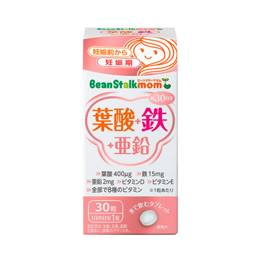 빈스 타쿠 맘 엽산 철 아연 30 마리