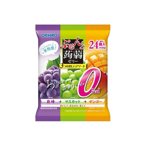 오리히로 곤약젤리 파우치 칼로리제로 거봉머스캣망고 24개입