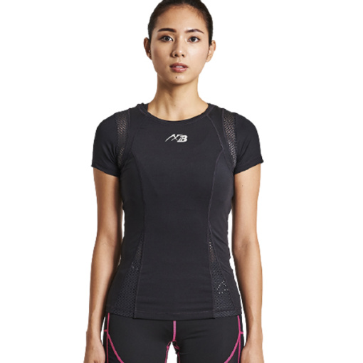 7스포츠 여성용 벨가드 티셔츠ifmc기능성 블랙