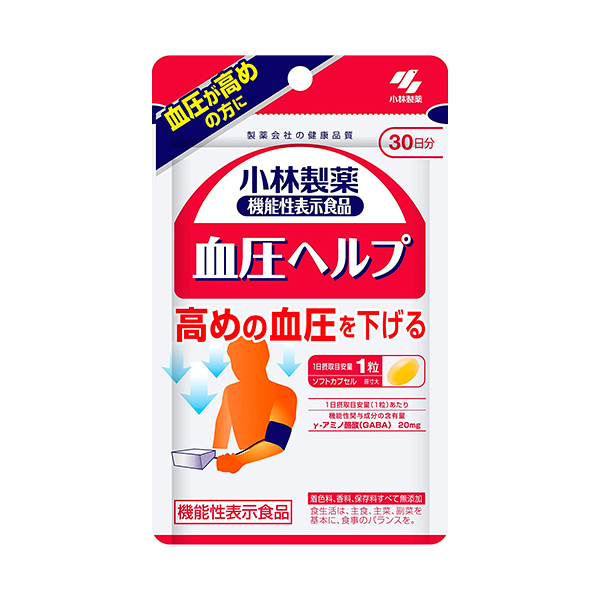 고바야시 제약 기능성 표시 식품 혈압 도움말 30알