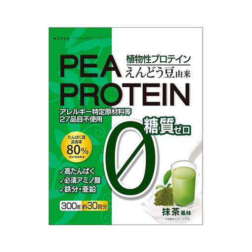 완두콩 단백질 녹차 맛 300g