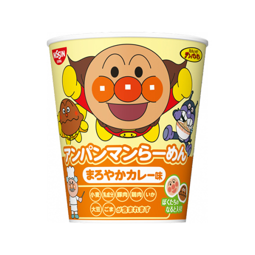 호빵맨 라면 부드러운 카레맛