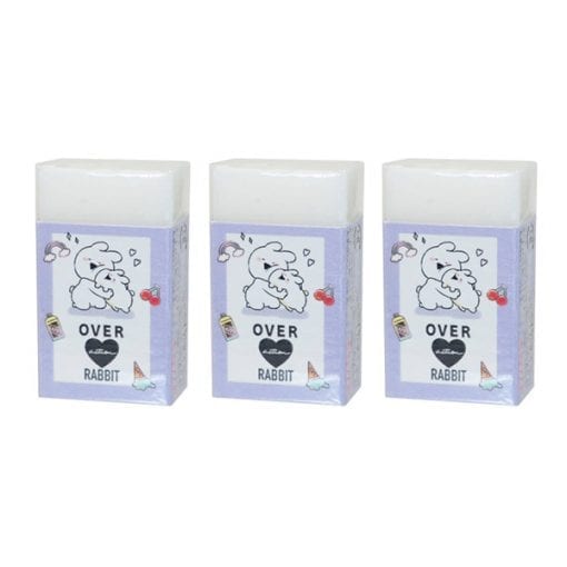 4935124544153 대단히 움직이는 토끼 결정될 군 지우개 퍼플 3개1세트