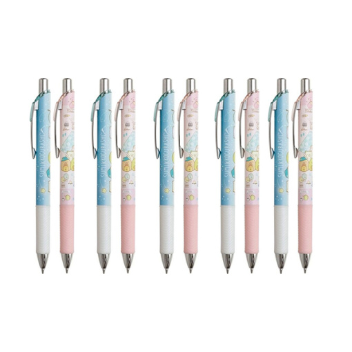 572 스밋코구라시 2개 세트 에너젤 샤프펜 0.5mm수달과 스밋코 캠프 5개1세트