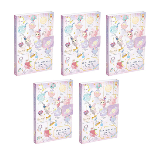 583 센티멘털 서커스 수첩형 메모추억시공 순회 5개1세트