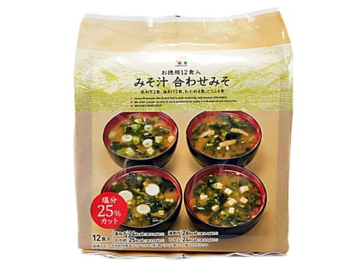 간편한 미소시루 팩 12개입 즉석식품