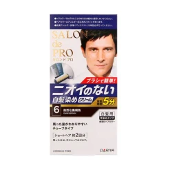 다리야 일본 살롱 드 프로 남성 염색상품백발용 스피디자연 흑갈색