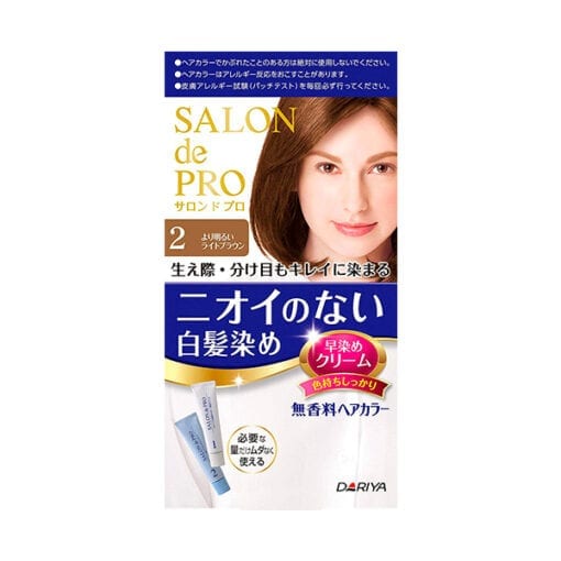 다리야 일본 살롱드프로 염색크림백발용 염색 크림 2더 밝은 브라운
