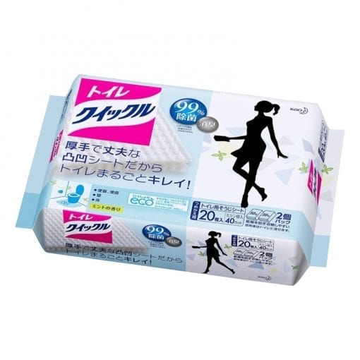 퀵쿠루 화장실 비데변기 청소 시트 리필용 20매입