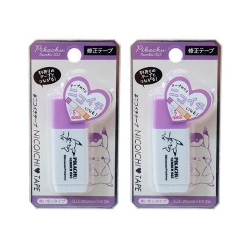 포켓 몬스터 nicoichi 니코이찌 테이프 피카츄 퍼플 – 2개1세트