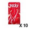 글리코 포키 알맹이 딸기 빼빼로 1개(2봉입) x 10개