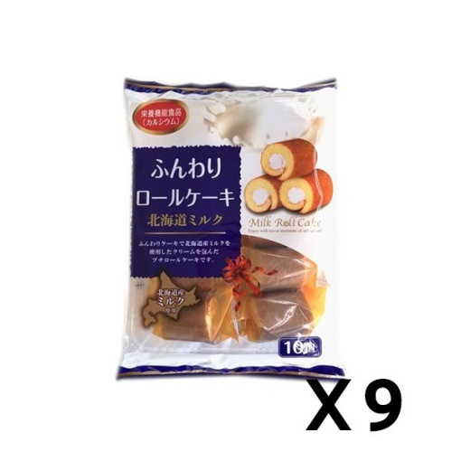 부드러운 롤 케이크 홋카이도 미 10개 9개 세트
