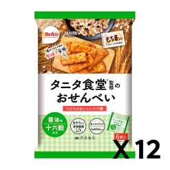 타니타식당 감수 전병 10 여섯 곡 96g 12개 세트