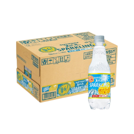 산토리 남알프스의 천연수 스파클링 레몬 500ml 1케이스 24개입