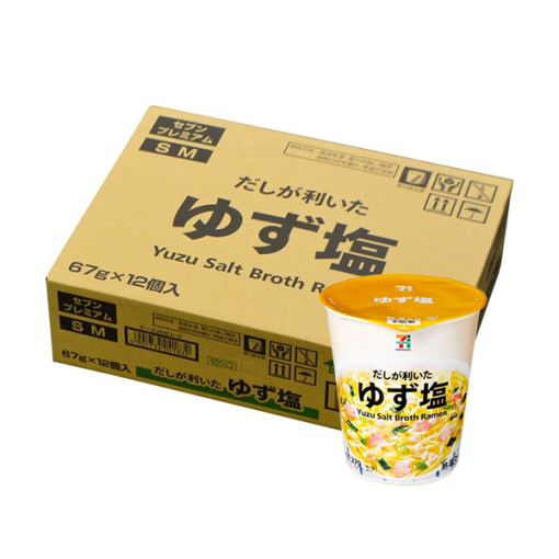 세븐 프리미엄 유자염 라면 67g 1케이스 12개입