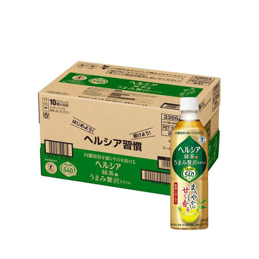 카오 헬시아 녹차 감칠맛 호화롭게 만든 500ml 1케이스 24개입