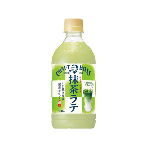 산토리 크래프트 보스 녹차라떼 500ml