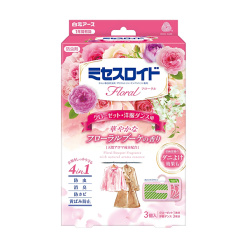 미세스 로이드 플로랄 옷장 옷 댄스용 1년 방충 플로랄 부케의 향기 3개입